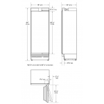Sub-Zero ICBDEC1850FI 277公升 嵌入式單門冷凍櫃